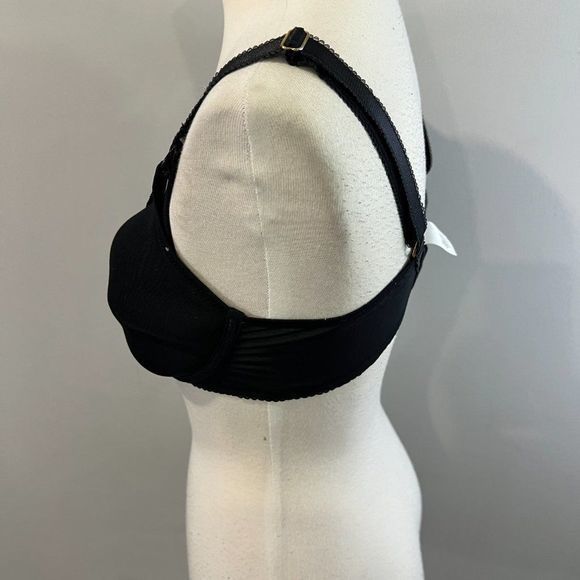 🌿4/$35🌿 THYME MATERNITY Black Nursing‎ Bra (36C) - Picture 4 of 8